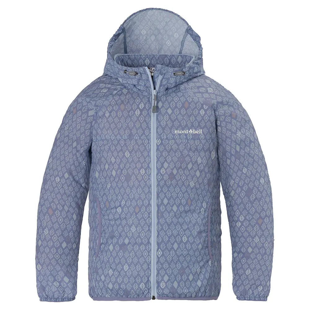 mont-bell: Wind Blast Print Hooded Jacket Kid's 140 - 160