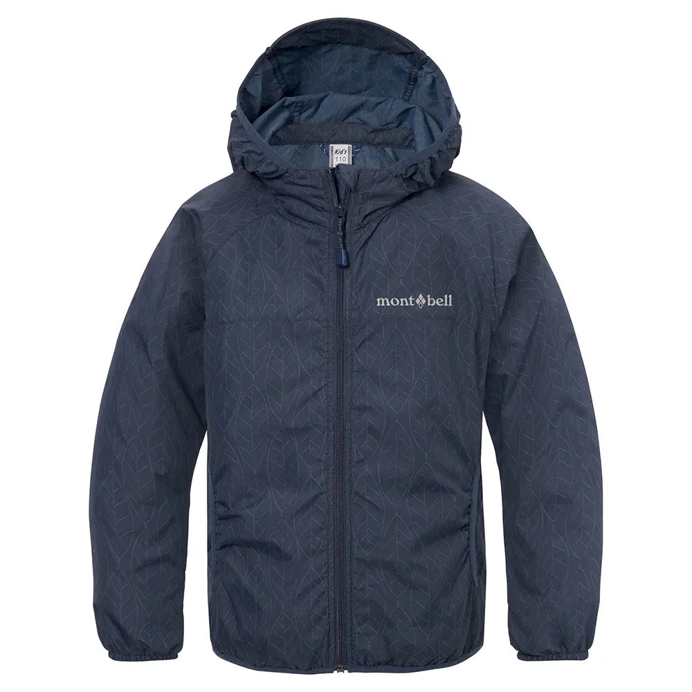 mont-bell: Wind Blast Print Hooded Jacket Kid's 100 - 130