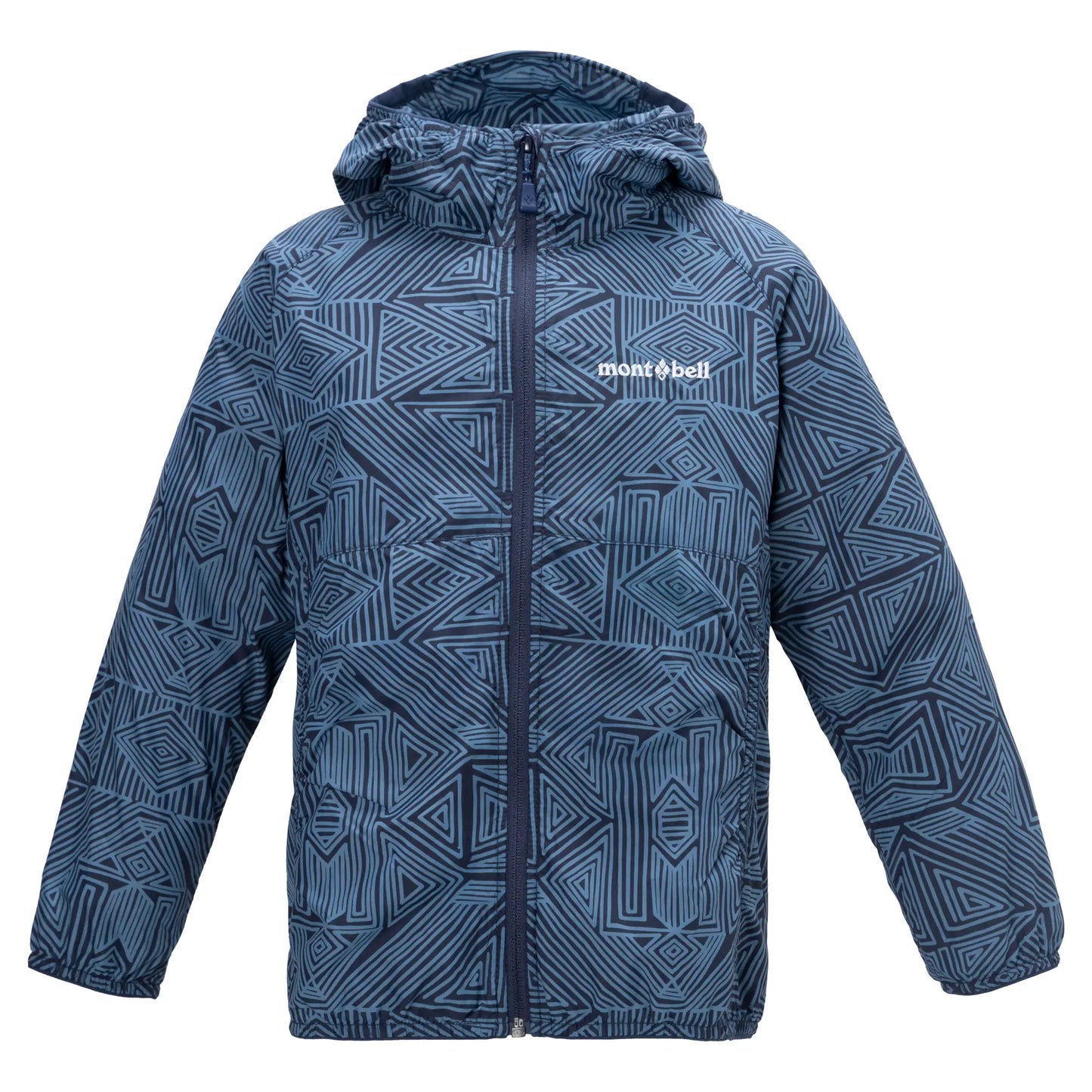 mont-bell: Wind Blast Print Hooded Jacket Kid's 100-130