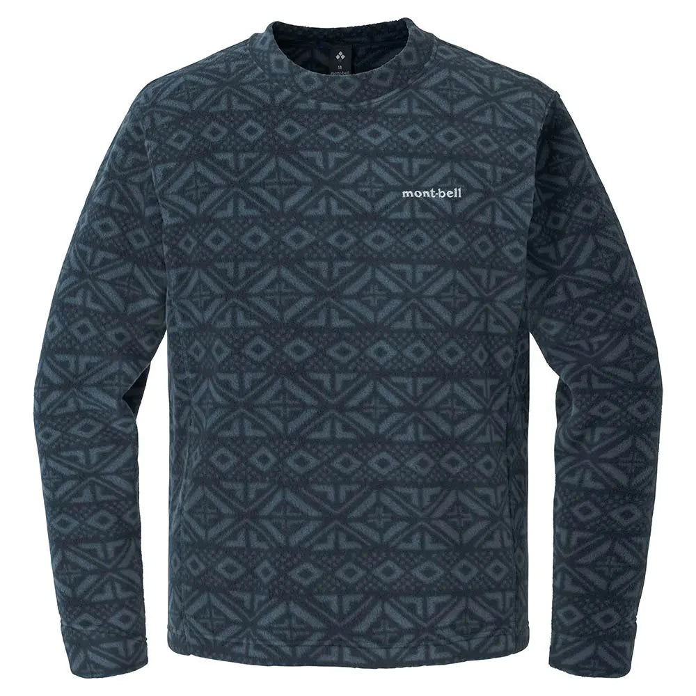 mont-bell: CLIMAPLUS100 Print Lite Sweatshirt Men's