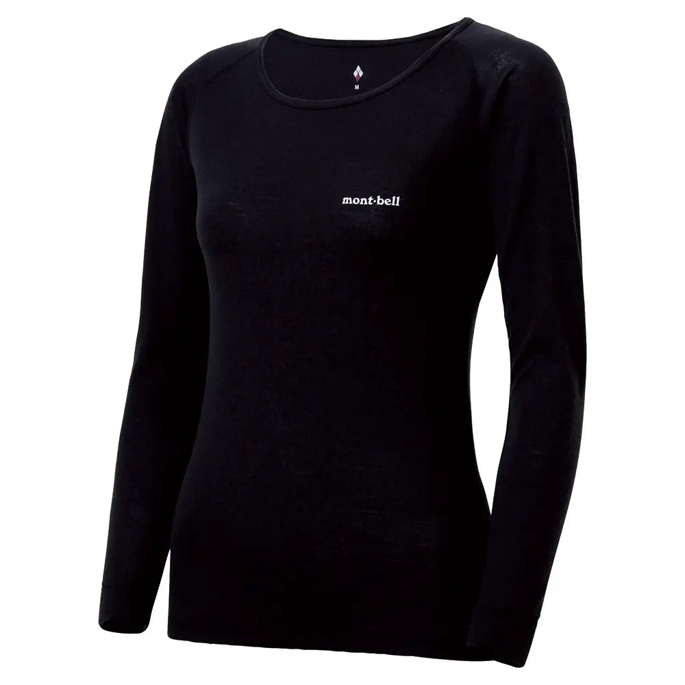 mont-bell: SUPER MERINO WOOL Middle Weight Round Neck Shirt Women's