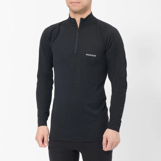 mont-bell: SUPER MERINO WOOL Middle Weight High Neck Shirt Men's