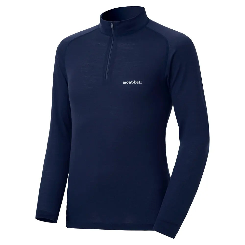 mont-bell: SUPER MERINO WOOL Middle Weight High Neck Shirt Men's