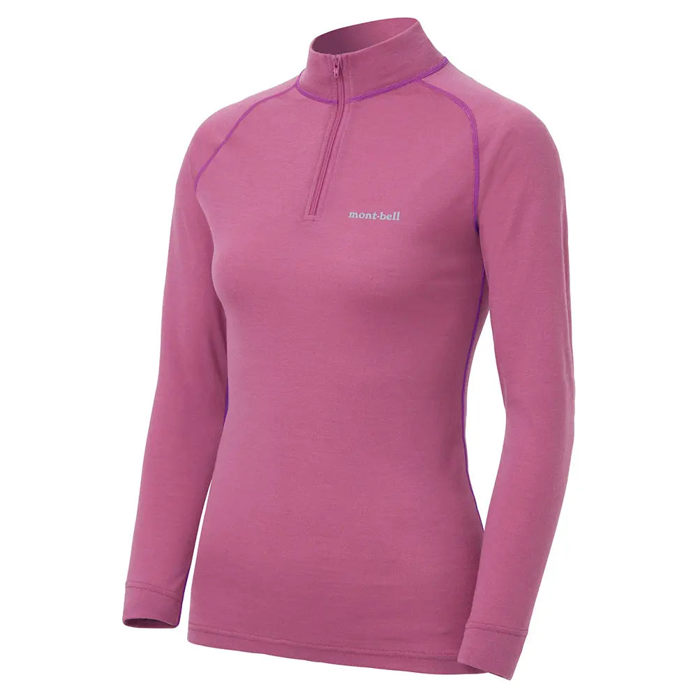mont-bell: SUPER MERINO WOOL Middle Weight High Neck Shirt Women's