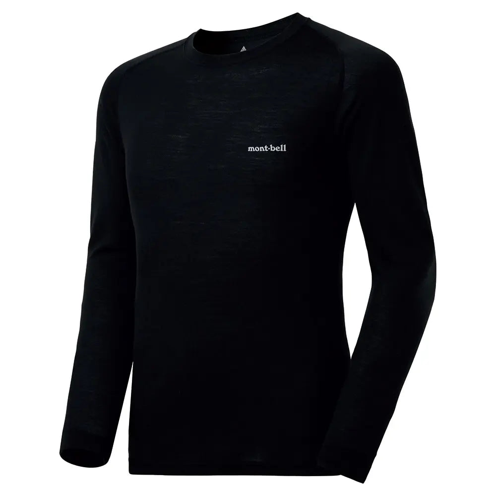 mont-bell: SUPER MERINO WOOL Light Weight Round Neck Shirt Men's