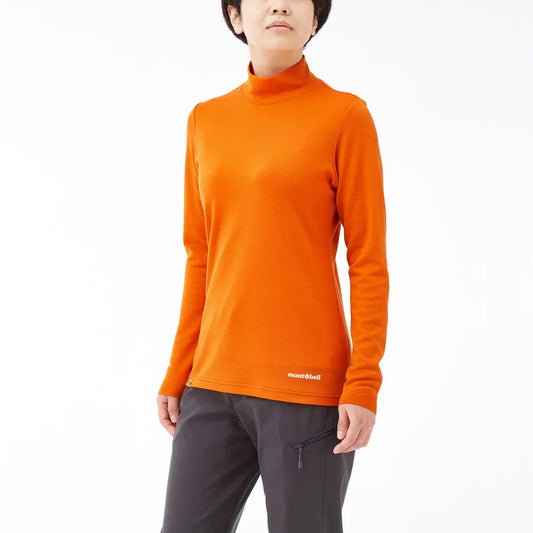 mont-bell: Merino Wool Plus High Neck Shirt Women's
