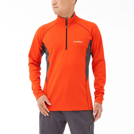 mont-bell: Wickron ZEO Thermal Long Sleeve Zip Shirt Men's