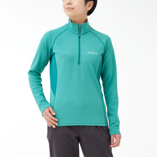 mont-bell: Wickron ZEO Thermal Long Sleeve Zip Shirt Women's