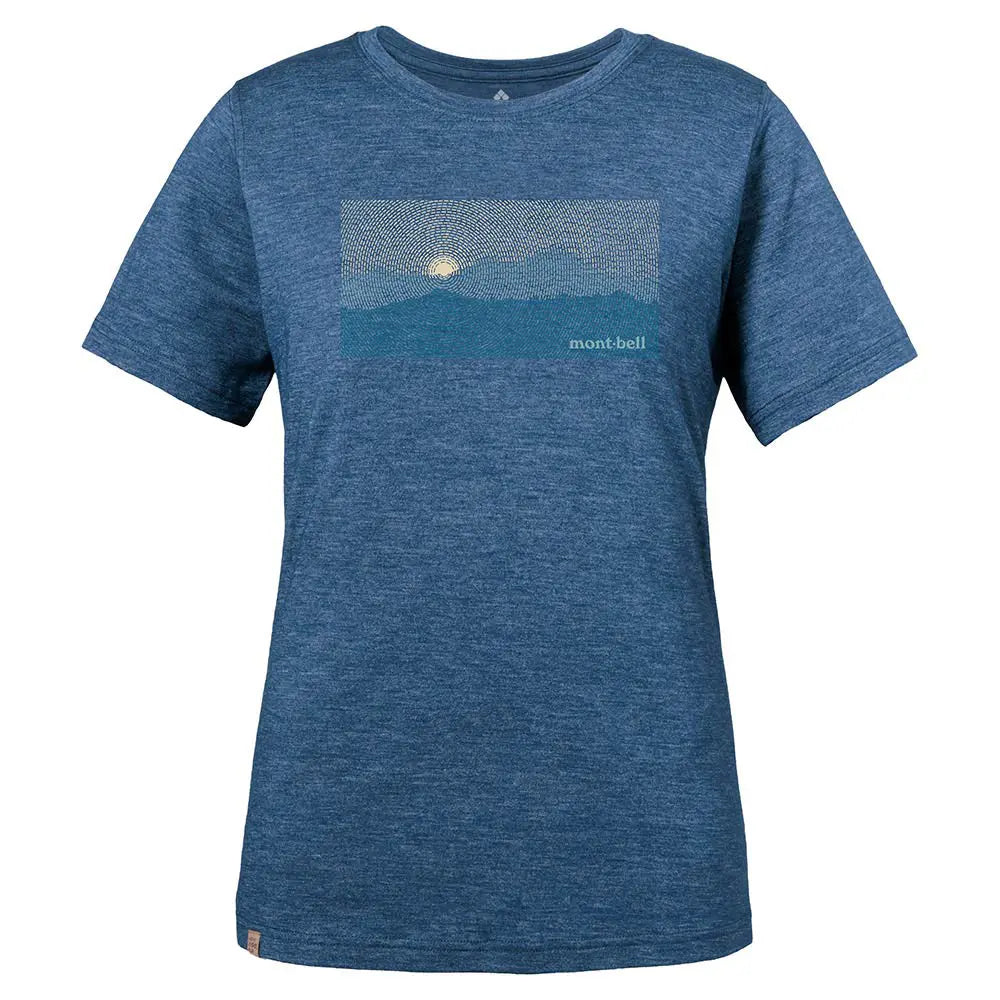 mont-bell: Merino Wool Plus Light T Women's Mountain Sunrise