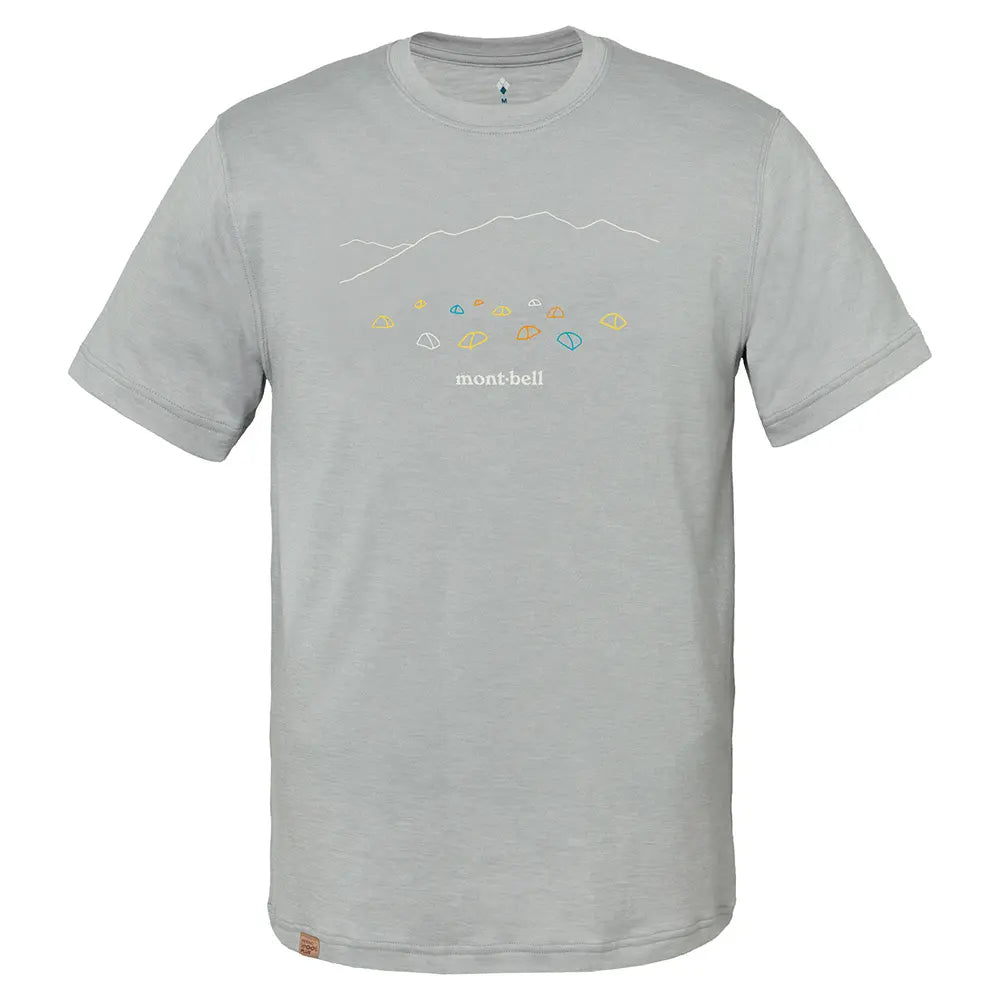 mont-bell: Merino Wool Plus Light T Men's Sky High Camp