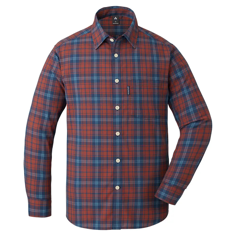 mont-bell: Merino Wool Light Long Sleeve Shirt Men's