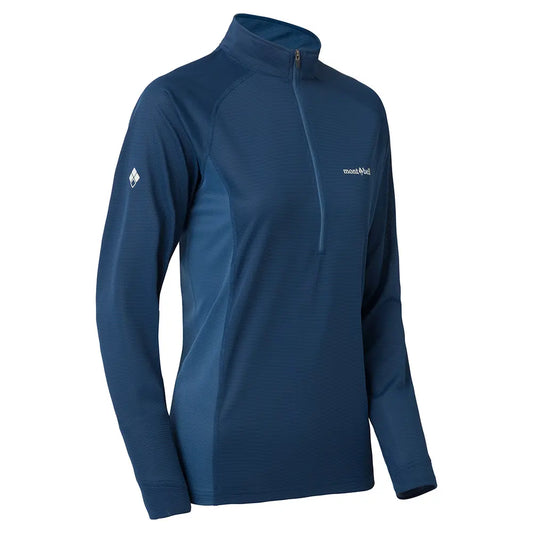 mont-bell: Cool Long Sleeve Zip Shirt Women's