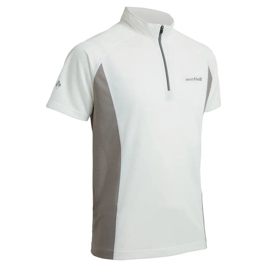 mont-bell: Cool Short Sleeve Zip Shirt Men's
