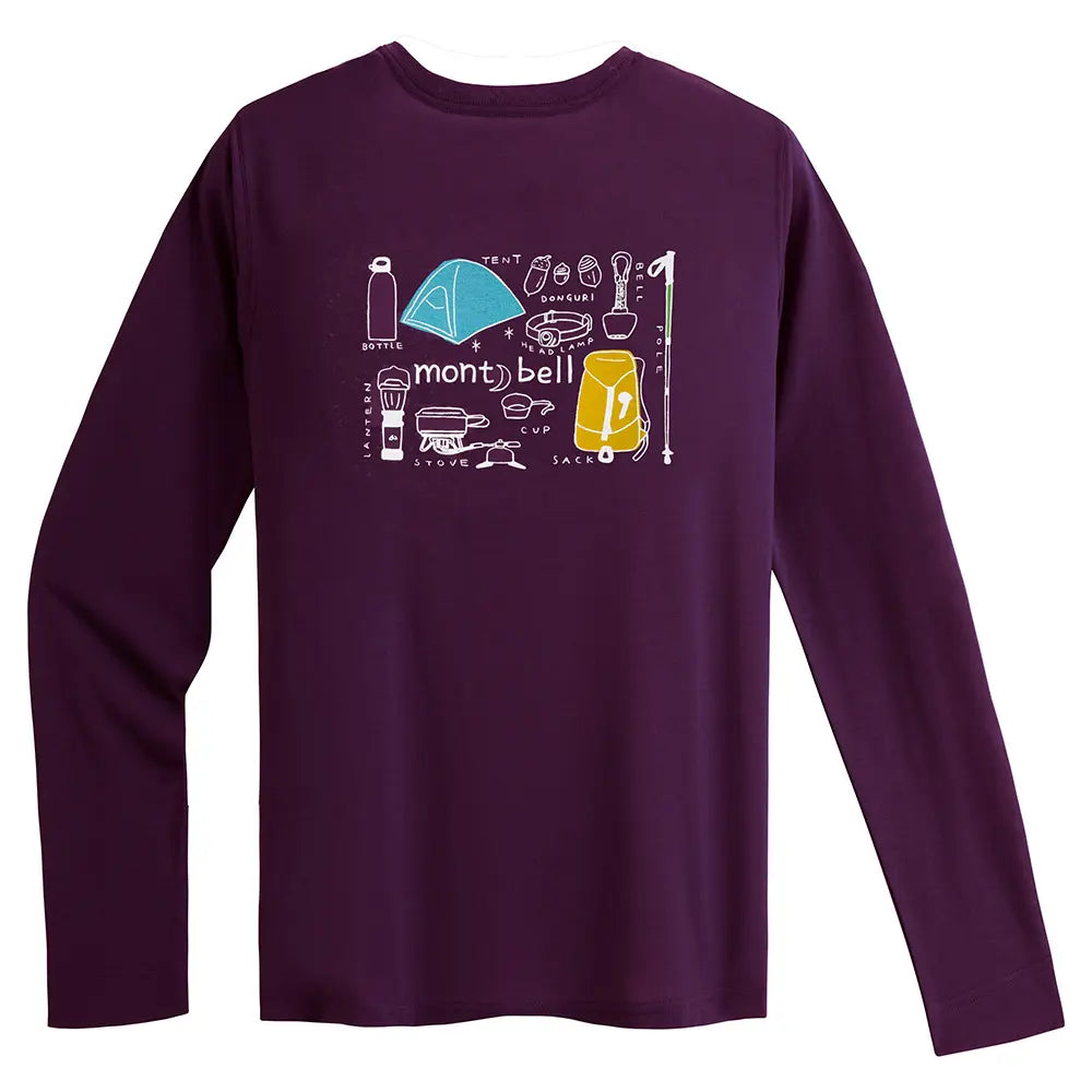 mont-bell: Wickron Long Sleeve T Women's Mountain Gear