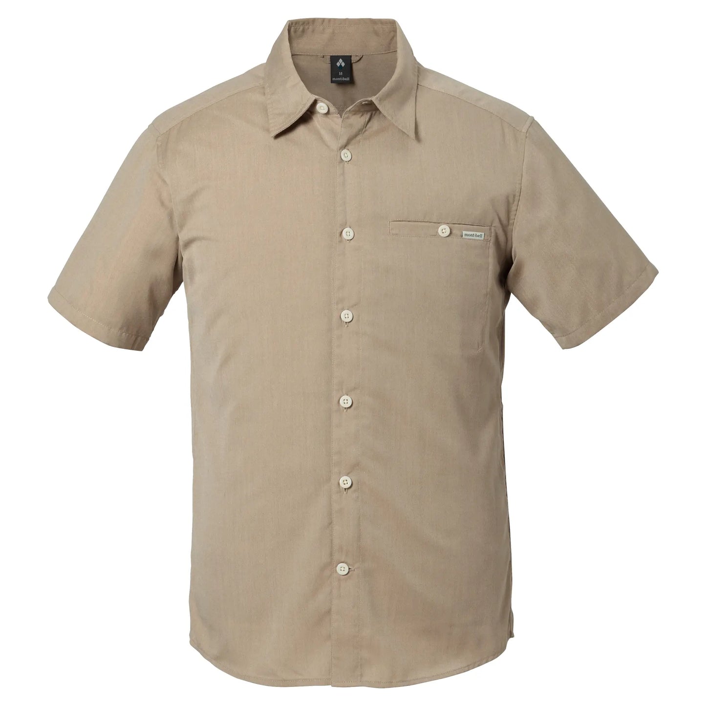 mont-bell: Wickron Light Single Pocket Short Sleeve Shirt Men's