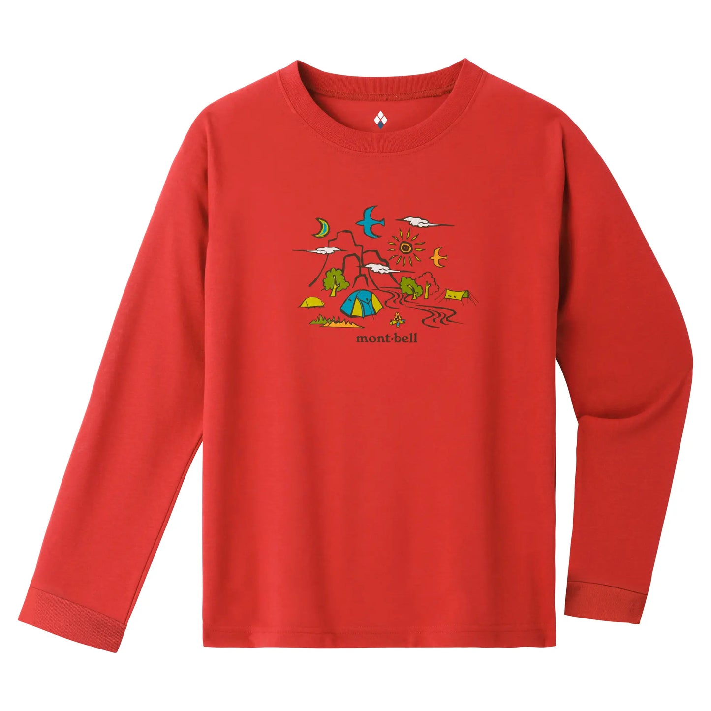 mont-bell: Wickron Long Sleeve T Kid's Camping 140-160