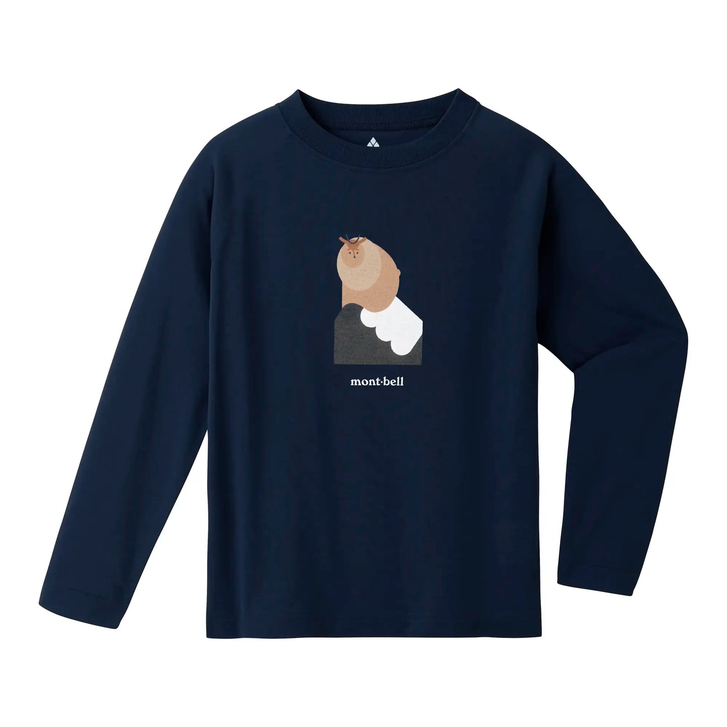 mont-bell: Wickron Long Sleeve T Kid's Japanese Serow 100-130