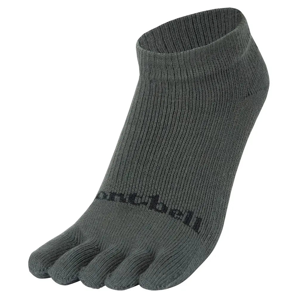 mont-bell: Core Spun Travel 5 Toe Ankle Socks Men's