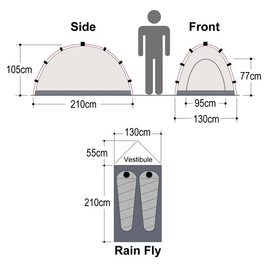 mont-bell: Stellaridge Tent 2 Rain Fly