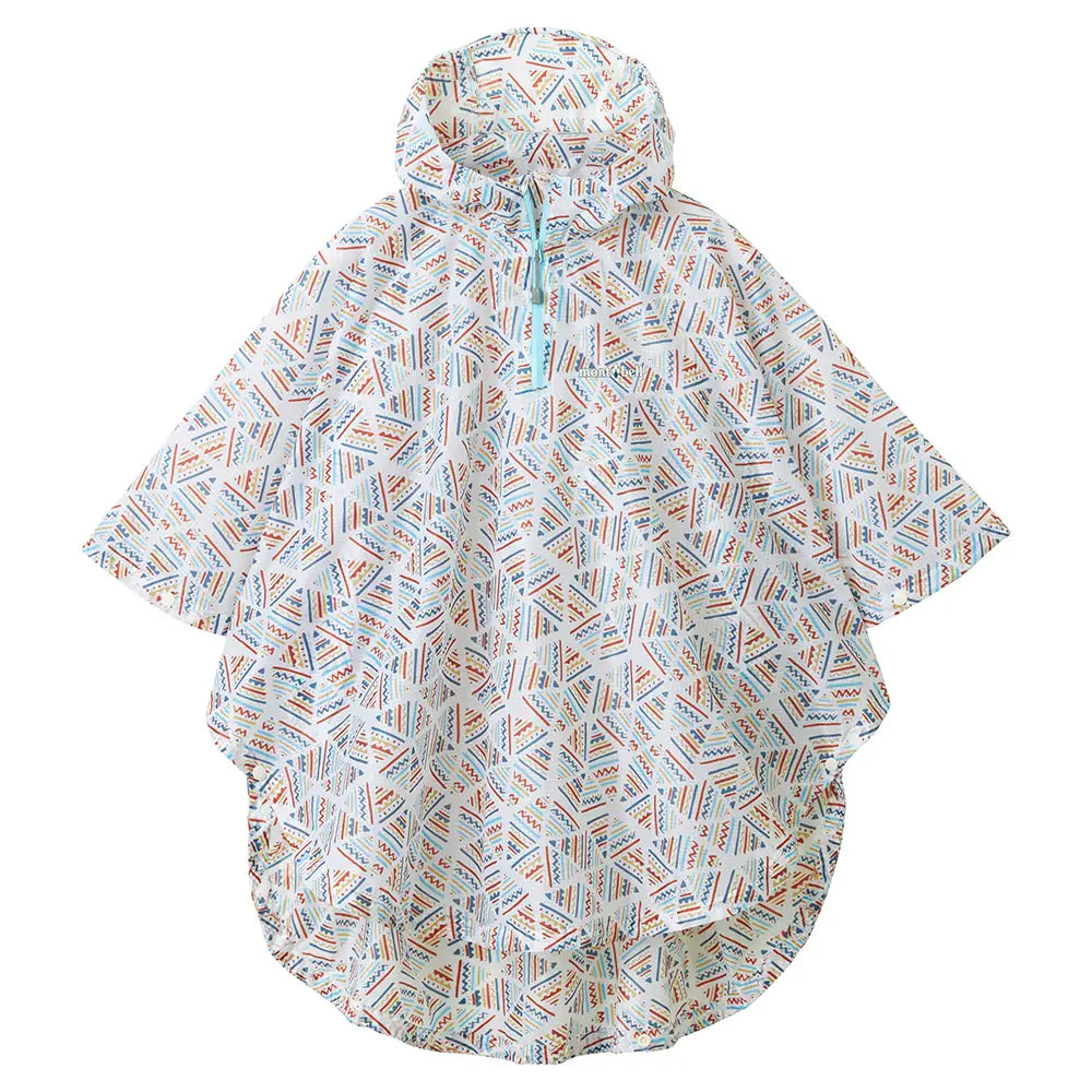 mont-bell: Print Trekking Rain Poncho Kid's 110 - 140