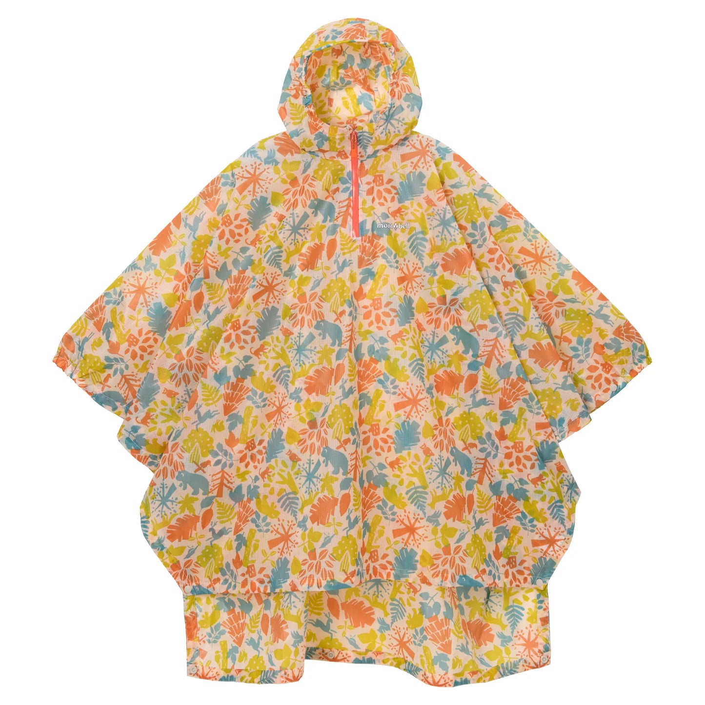 mont-bell: Print Trekking Rain Poncho Kid's