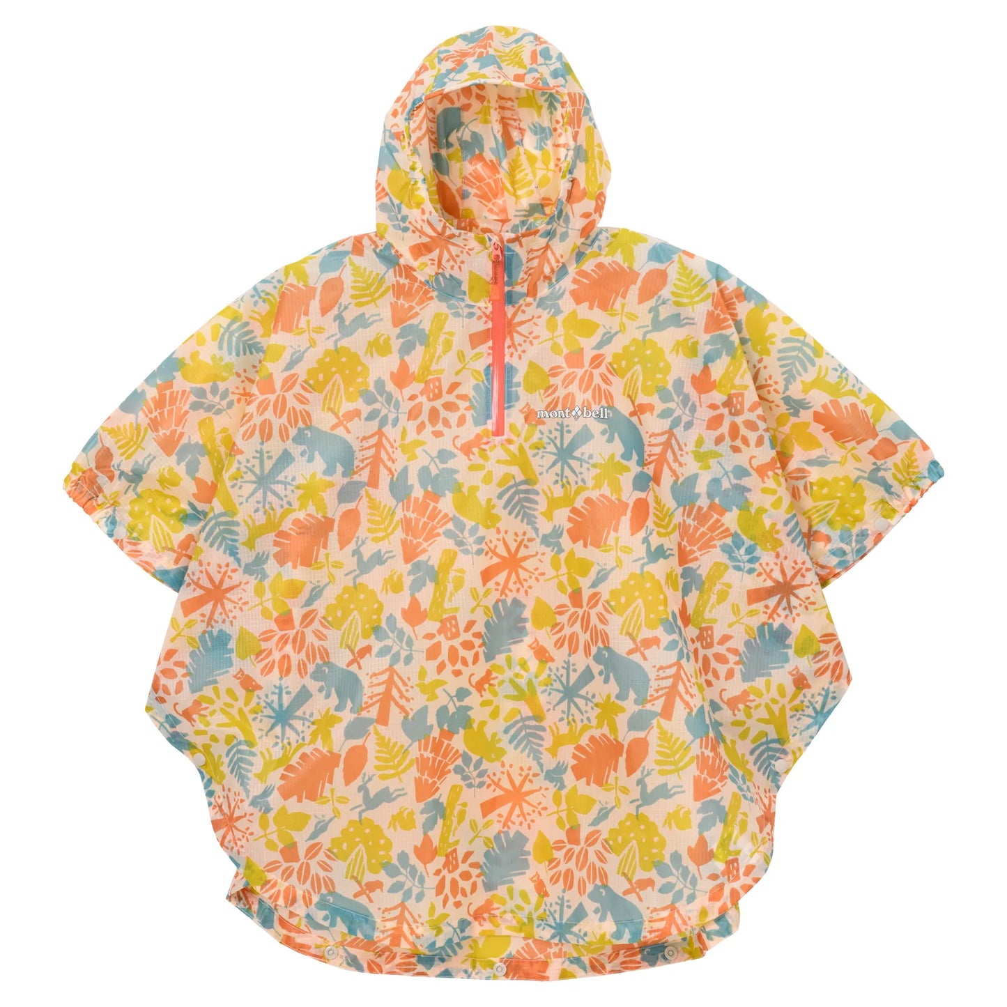 mont-bell: Print Trekking Rain Poncho Kid's