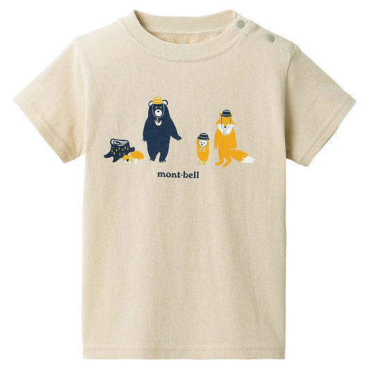 mont-bell: Cotton T Baby's Kinoko Mitsuketa 80 - 90