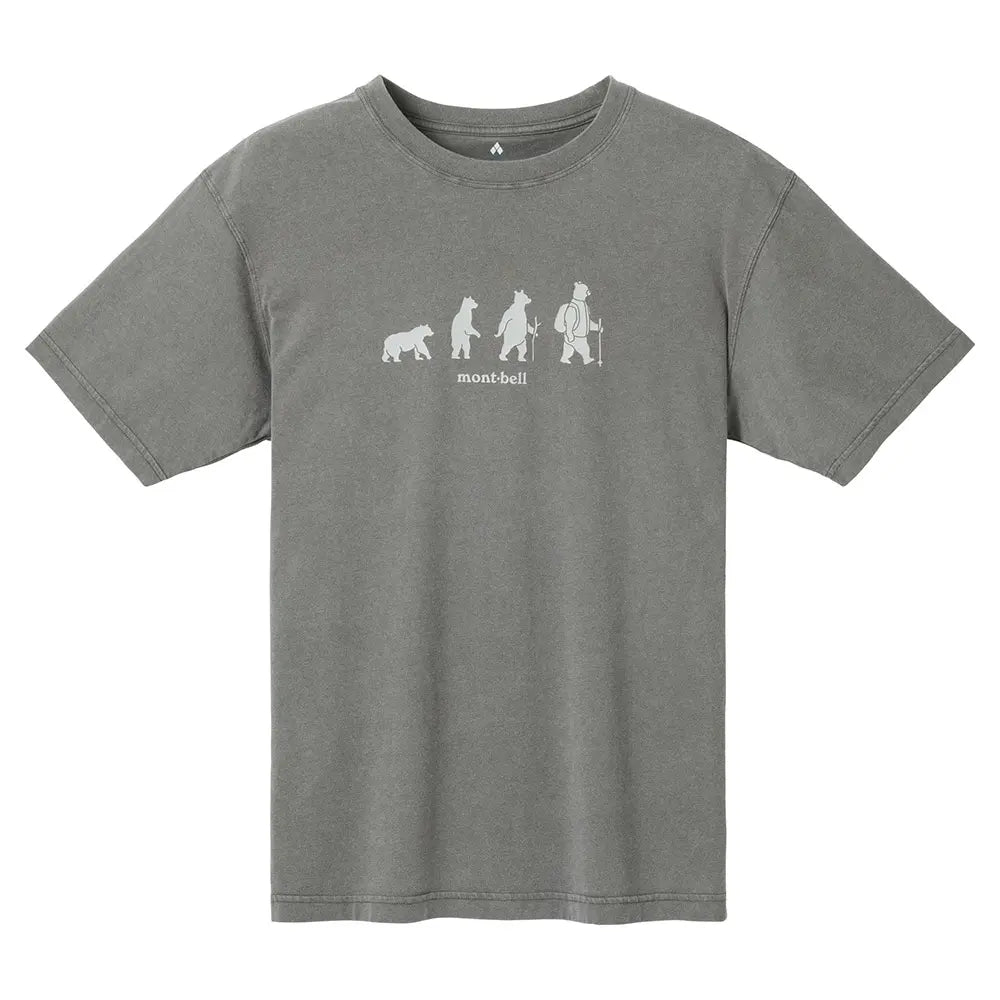 mont-bell: Washed Out Cotton T Walking Forward