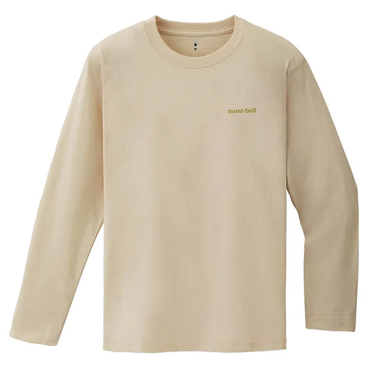 mont-bell: Pear Skin Cotton Long Sleeve T Road to the Mountains