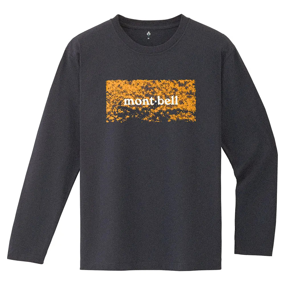 mont-bell: Pear Skin Cotton Long Sleeve T Maple Leaves