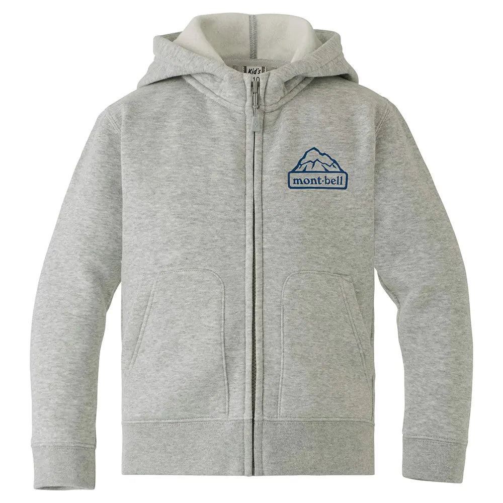 mont-bell: Cotton Full-Zip Hooded Sweatshirt Kid's 100 - 130
