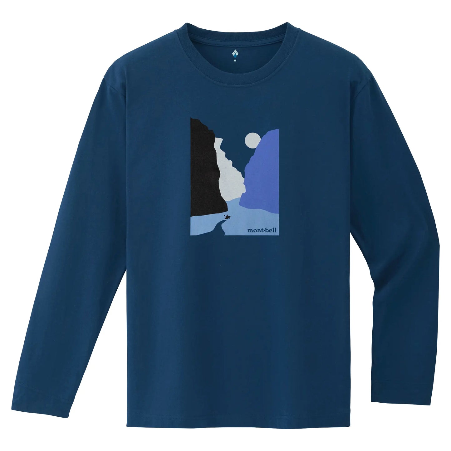 mont-bell: Pear Skin Cotton Long Sleeve T Journey on the Water