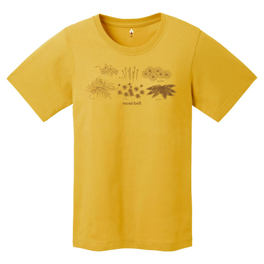 mont-bell: Pear Skin Cotton T Women's Moss