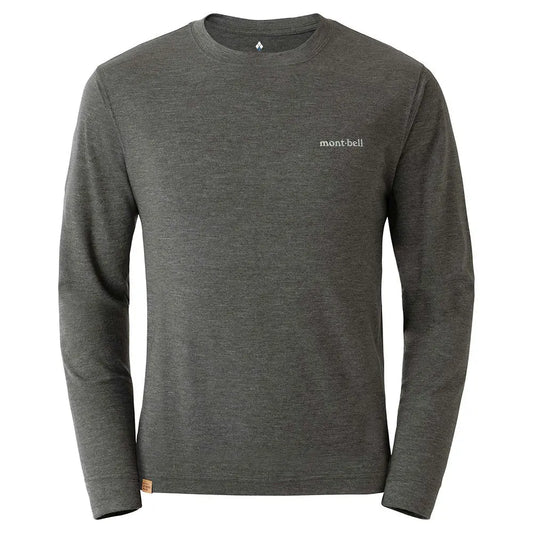 mont-bell: Merino Wool Plus Light Long Sleeve T Men's (US Size 美版尺寸)
