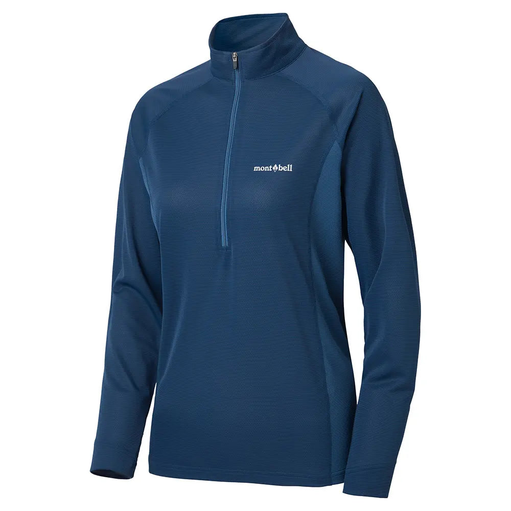 mont-bell: Cool Long Sleeve Zip Shirt Women's (US Size 美版尺寸)
