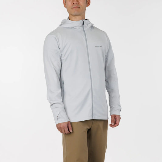 mont-bell: Wickron UV-TECT Full-Zip Hoodie Men's (US Size 美版尺寸)