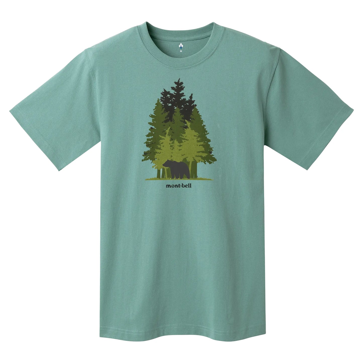 mont-bell: Pear Skin Cotton T Forest and Bear (US Size 美版尺寸)