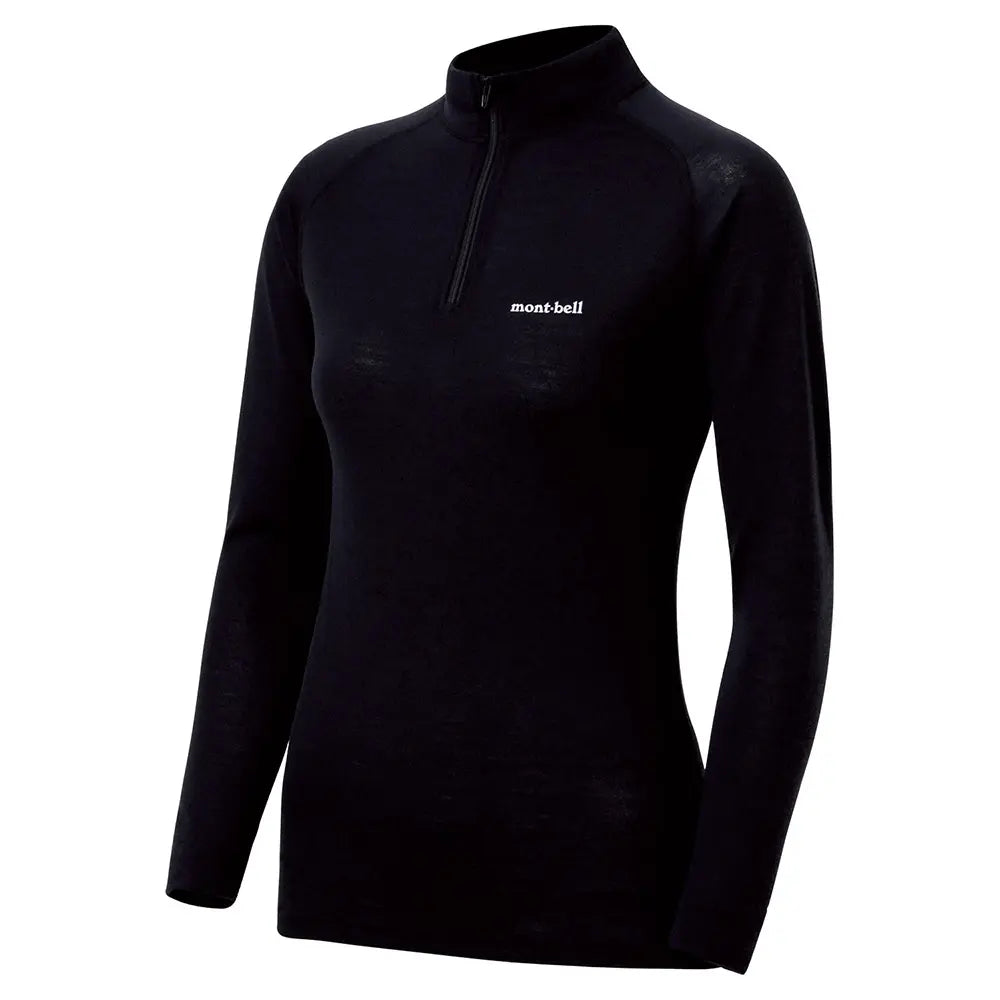 mont-bell: SUPER MERINO WOOL Middle Weight High Neck Shirt Women's (US Size 美版尺寸)