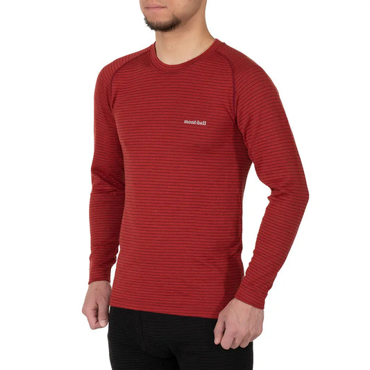 mont-bell: SUPER MERINO WOOL Expedition Round Neck Shirt Men's (US Size 美版尺寸)