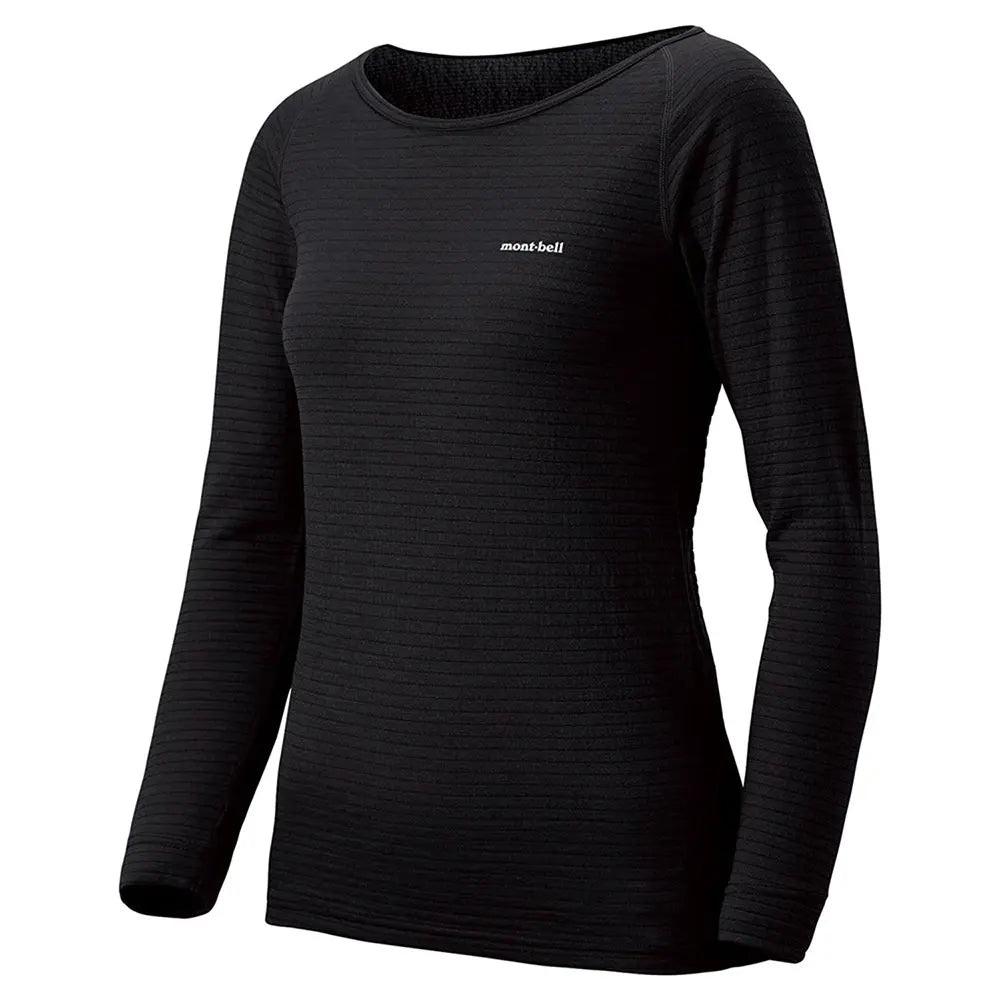 mont-bell: SUPER MERINO WOOL EXP. Round Neck Shirt Women's (US Size 美版尺寸)
