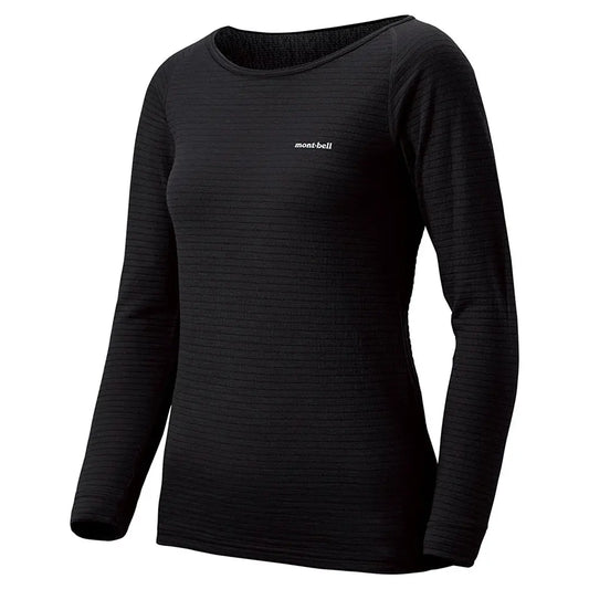 mont-bell: SUPER MERINO WOOL EXP. Round Neck Shirt Women's (US Size 美版尺寸)