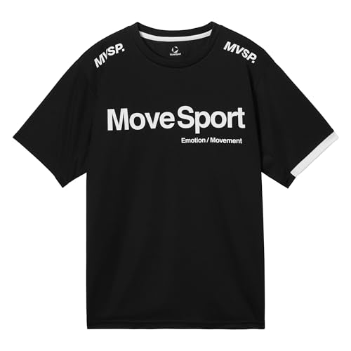 MOVESPORT DESCENTE T恤 短袖 圓領 網店限定 吸汗快乾 彈性 運動訓練 MOVESPORT男裝-Blue
