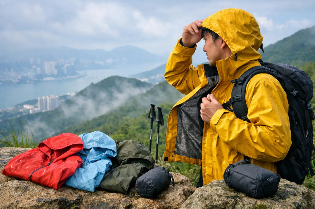 登山雨衣透氣度比較｜mont-bell 防水雨褸點揀？香港行山選購指南