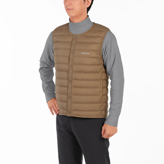 mont-bell: Superior Down Round Neck Vest Men's
