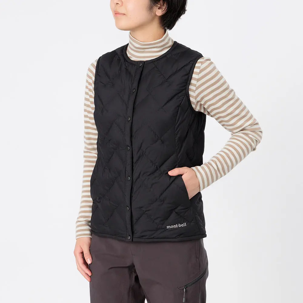 mont-bell: Superior Down Round Neck Vest Women's