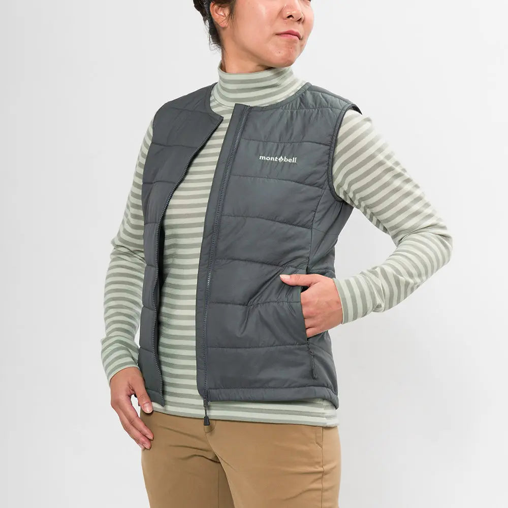 mont-bell: U.L. Thermawrap Round Neck Vest Women's