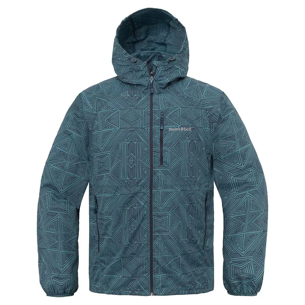mont-bell: Wind Blast Print Hooded Jacket Men's