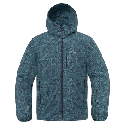 mont-bell: Wind Blast Print Hooded Jacket Men's