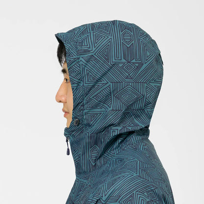 mont-bell: Wind Blast Print Hooded Jacket Men's