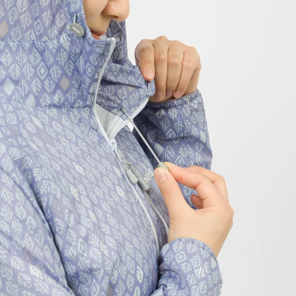 mont-bell: Wind Blast Print Hooded Jacket Women's